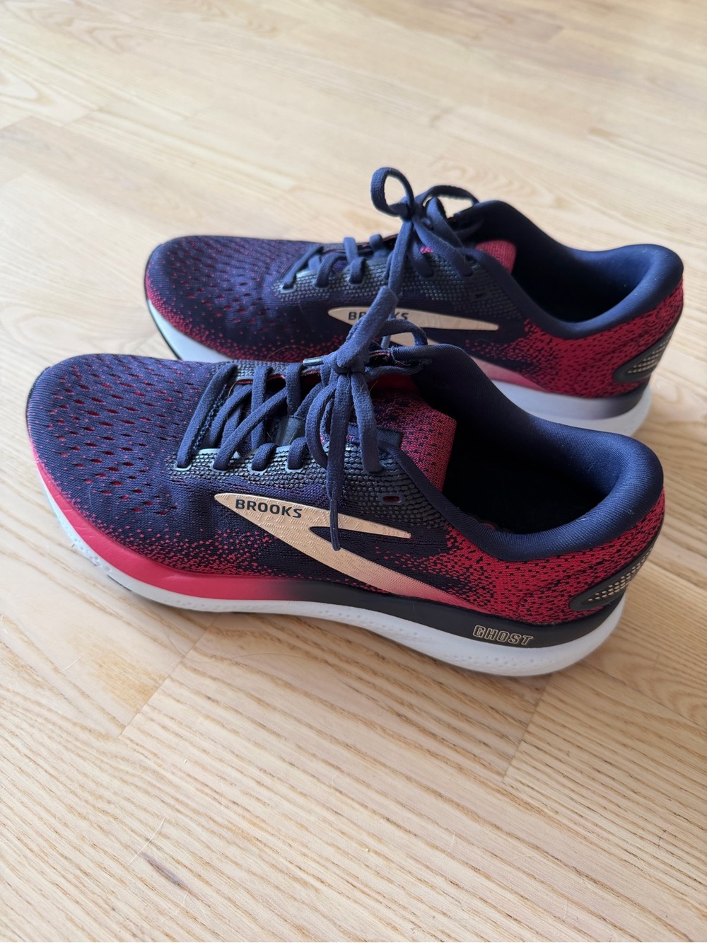 Brooks Women’s Ghost 16 Running Shoes - Navy & Pink